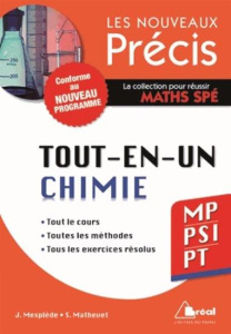 Précis tout en un chimie MP/PSI/PT - Mesplède Jacques ; Mathevet Sandrine