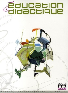 Education & didactique N° 3, volume 2 - Gueudet Ghislaine ; Trouche Luc ; Barrier Thomas ;