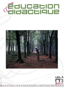 Education & didactique Volume 5 N° 3, Décembre 2011 - Sensevy Gérard ; Amade-Escot Chantal