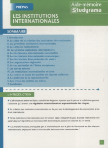Les institutions internationales - Bertoni Ugo