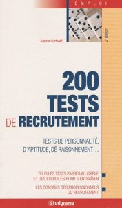200 tests de recrutement. 4e édition - Duhamel Sabine