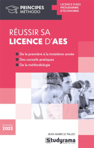 Réussir sa licence d'AES. Edition 2022 - Le Tallec Jean-Marie