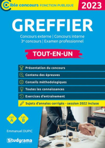 Greffier. Concours externe, Concours interne, 3e concours, Examen professionnel, Edition 2024 - Dupic Emmanuel