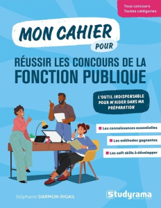 Mon cahier pour réussir les concours de la fonction publique - Darmon-Rigail Stéphanie