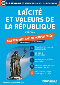 Laïcité et valeurs de la République. L'essentiel en 100 points clés, 4e édition - Mecquenem Isabelle de