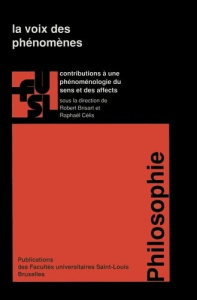 VOIX DES PHENOMENES - BRISART/CELIS