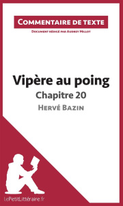 Vipère au poing d'Hervé Bazin : Chapitre 20. Commentaire de texte - Millot Audrey