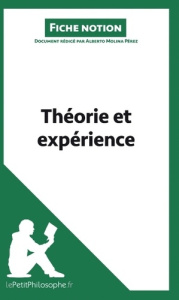 Théorie et expérience (fiche notion). Comprendre la philosophie - Molina Alberto
