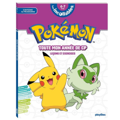 Toute mon année de CP Pokémon. Leçons et exercices - PLAYBAC EDITIONS