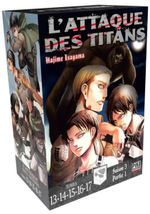 L'Attaque des Titans - Coffret Tome 13 à 17 : Saison 3, Partie 1 - Isayama Hajime ; Chollet Sylvain ; Marcel Olivier