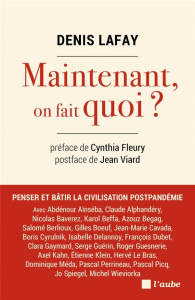 Maintenant, on fait quoi ? - Lafay Denis ; Fleury Cynthia ; Viard Jean ; Begag