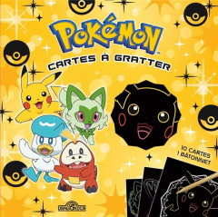 Pokémon, Cartes à gratter. Avec 10 cartes et 1 bâtonnet - THE POKEMON COMPANY