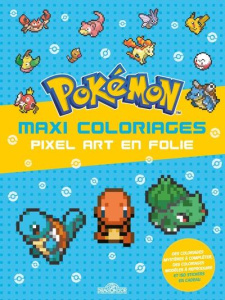 Maxi coloriages Pixel Art en folie Pokémon - THE POKEMON COMPANY