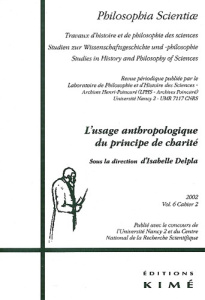 Philosophia Scientae Volume 6 N° 2/2002 : L'usage anthropologique du principe de charité - Delpla Isabelle
