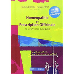 Homeopathie et prescription officinale - Michele boiron Fran
