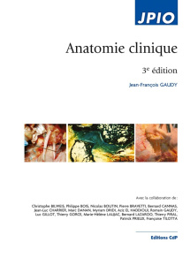 Anatomie clinique. 3e édition - Gaudy Jean-François ; Delmas Vincent
