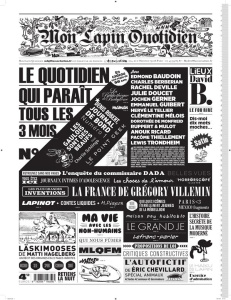 Mon Lapin Quotidien N° 4, novembre 2017 - Duhoo Jean-Yves