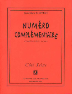 Numéro complémentaire - Chevret Jean-Marie