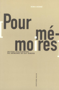 (POUR MEMOIRES) - DONNE BORIS