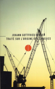TRAITE SUR L'ORIGINE DES LANGUES - HERDER J G.