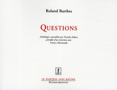 QUESTIONS - BARTHES ROLAND