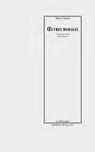 OEUVRES MORALES - NICOLE PIERRE