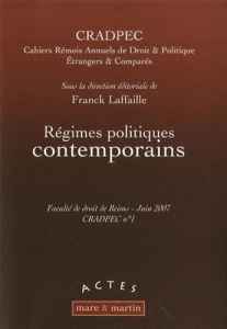 Régimes politiques contemporains - Laffaille Franck