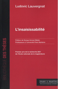 L'insaisissabilité - Lauvergnat Ludovic ; Amrani Mekki Soraya
