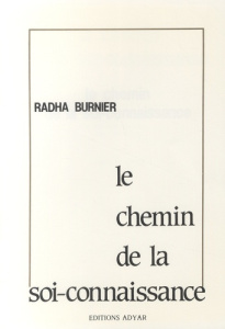 Le chemin de la soi-connaissance - Burnier Radha