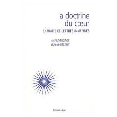 La doctrine du coeur. Extraits de lettres indiennes - Besant Annie