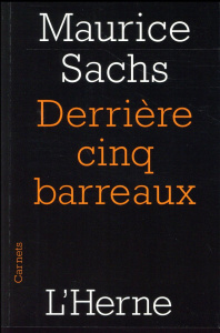 Derrière cinq barreaux - Sachs Maurice ; Belaval Yvon