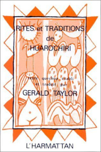 Rites et traditions de Huarochiri - Taylor Gérald