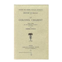 Le Colonel Chabert - Balzac Honoré de ; Citron Pierre