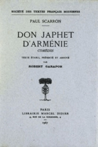 Don Japhet d'Arménie - Scarron Paul ; Garapon Robert