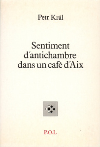 Sentiment d'antichambre dans un café d'Aix. Et autres poèmes - Kral Petr