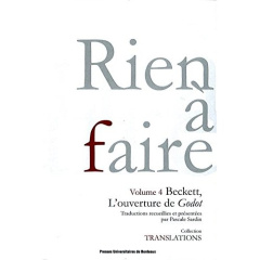Rien à faire. Beckett, L'ouverture de Godot - Sardin Pascale