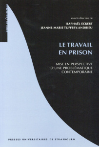 Le travail en prison. Mise en perspective d'une problématique contemporaine - Eckert Raphaël ; Tuffery-Andrieu Jeanne-Marie