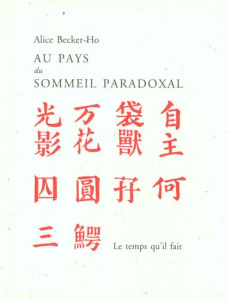 Au pays du sommeil paradoxal - Becker-Ho Alice