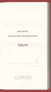 Salerni - Daucourt-Fridriksson Séverine