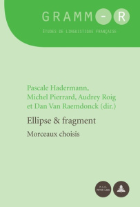 Ellipse & fragment : morceaux choisis - Hadermann Pascale ; Pierrard Michel ; Roig Audrey