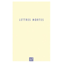 Lettres mortes - Jourdain Michel
