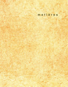 Matières N° 11/2014 - Marchand Bruno