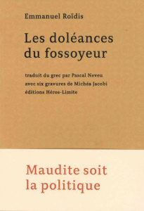 Les doléances du fossoyeur - Roïdis Emmanuel ; Neveu Pascal ; Jacobi Michéa