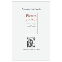 Pierres gravées - Gamoneda Antonio