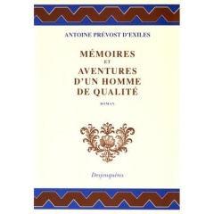 Mémoires et aventures d'un homme de qualité - Prévost d'Exiles Antoine-François ; Sgard Jean