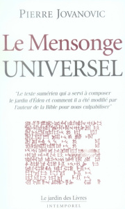 Le mensonge universel - Jovanovic Pierre
