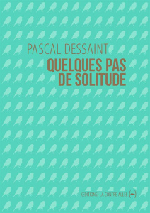 Quelques pas de solitude - Dessaint Pascal