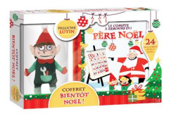 Coffret Bientôt Noël ! Le compte à rebours du Père Noël, 24 histoires avant NoëlAvec 1 peluche lutin - Thompson Kim ; Duhameau Elodie