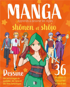 Manga. Apprends à dessiner les styles shonen et shojo - Diaz Jesus