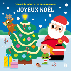 Joyeux Noël. Livre à toucher avec des chansons - Martinez Emma